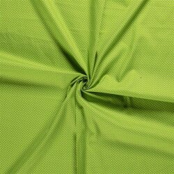 Cotton poplin dots 2mm - spring green