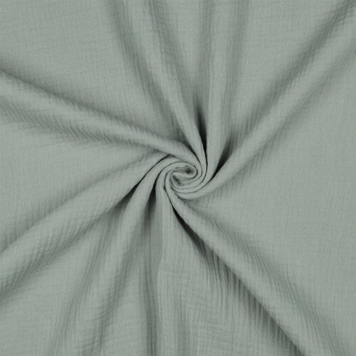 Mousseline unie *Vera* - menthe douce