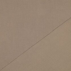 Mousseline Uni *Vera* - taupe