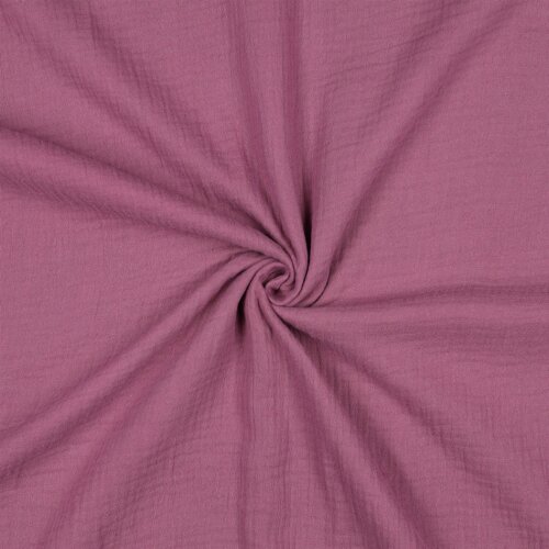 Mousseline unie *Vera* - vieux raisin