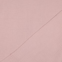 Muslin Uni *Vera* - rosa cipria