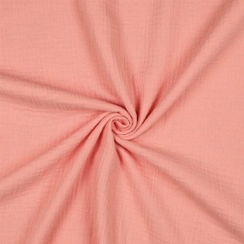 Muslin Uni *Vera* - salmone chiaro