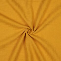 Muslin Uni *Vera* - hořčice