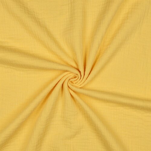 Musselin Uni *Vera*  - softgelb
