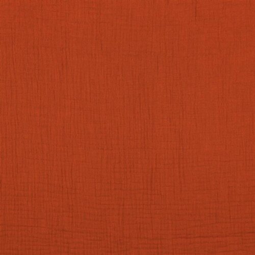 Muslin Uni *Vera* - rust orange