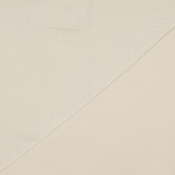 Mousseline Uni *Vera* - crème