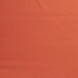 Popeline di cotone a pois 2 mm - arancione