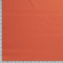 Popeline de coton à pois 2mm - orange