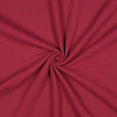 Muslin Uni *Vera* - dark berry