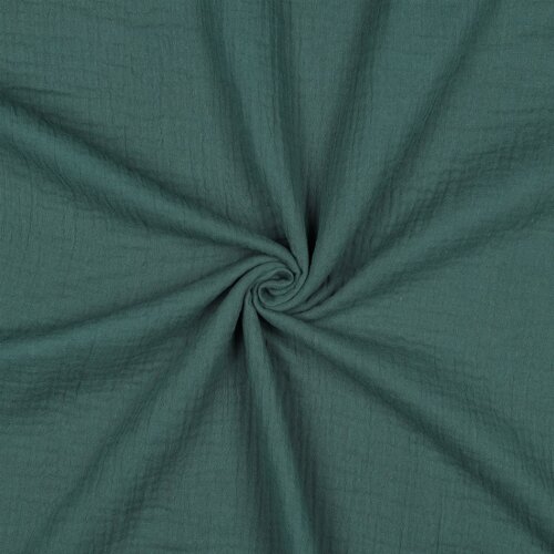Muslin Uni *Vera* - old green