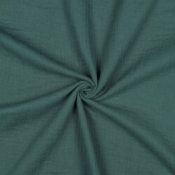Mousseline Uni *Vera* - oudgroen