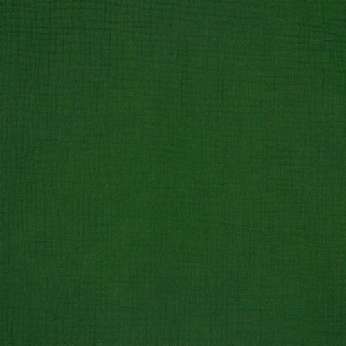 Muslin Uni *Vera* - pine green