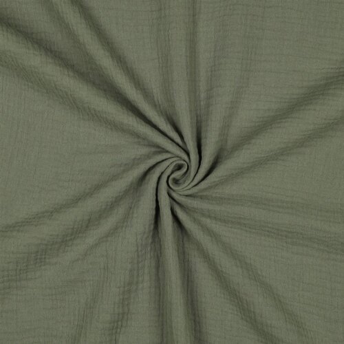 Muslin Uni *Vera* - cucumber green