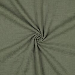 Muslin Uni *Vera* - verde cetriolo