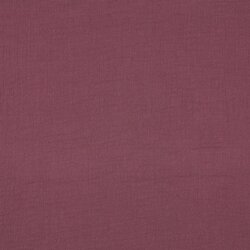 Mousseline unie *Vera* - vieux prune foncé