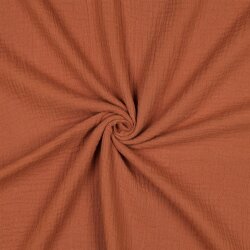 Mousseline Uni *Vera* - cognac