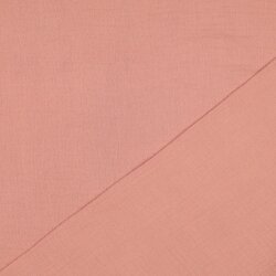Mousseline unie *Vera* - rose perle