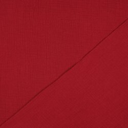Mousseline unie *Vera* - bordeaux