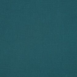 Mousseline Uni *Vera* - donker cyaanblauw