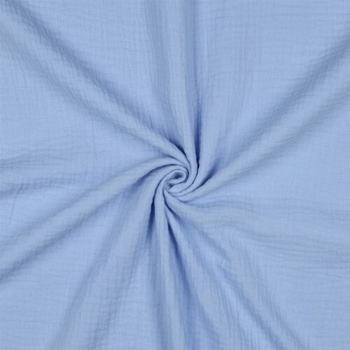 Muslin Uni *Vera* - cold light blue