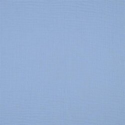 Muslin Uni *Vera* - azzurro freddo