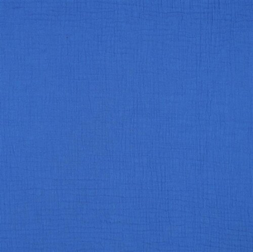 Musselin Uni *Vera*  - königsblau