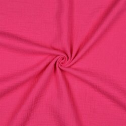 Mousseline Uni *Vera* - fuchsia