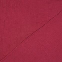 Muslin Uni *Gerda* BIO-Organic - dark berry