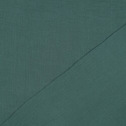 Mousseline unie *Gerda* BIO-Organic - vieux vert