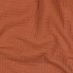 Mousseline Uni *Gerda* BIO-Organic - cognac