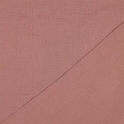 Muslin Uni *Gerda* BIO-Organic - old pearl pink