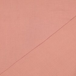 Muslin Uni *Gerda* BIO-Organic - rosa perla