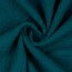 Mousseline Uni *Gerda* BIO-Organic - donker cyaanblauw