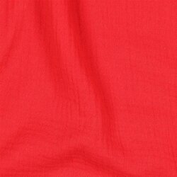 Muslin Uni *Gerda* BIO-Organic - red-orange