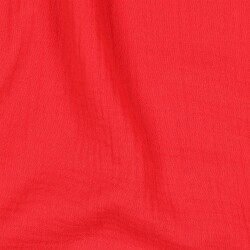 Muselina Uni *Gerda* BIO-Orgánica - rojo-naranja