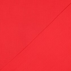 Muselina Uni *Gerda* BIO-Orgánica - rojo-naranja