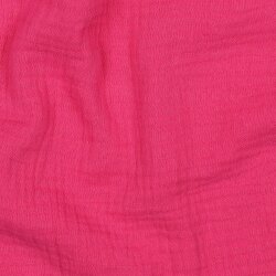 Muslin Uni *Gerda* BIO-Organic - fuchsiová
