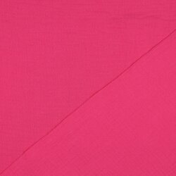 Muslin Uni *Gerda* BIO-Organic - fuchsiová