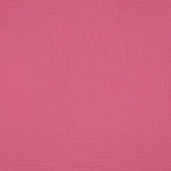 Muselina Uni *Gerda* BIO-Orgánica - rosa oscuro