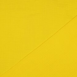 Muslin Uni *Gerda* BIO-Organic - lemon yellow