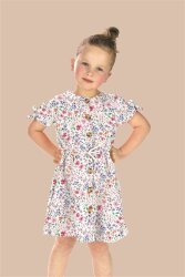 French Terry Digital Flowers - dark blue