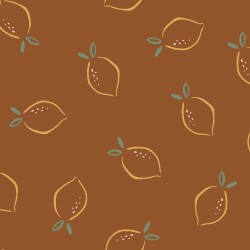 French Terry fruits - hazelnut