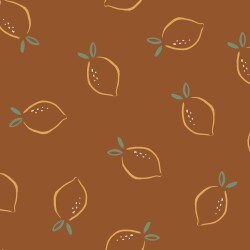 French Terry fruits - hazelnut