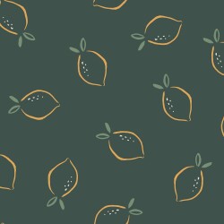 French Terry fruits - dark olive