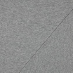 Jersey di cotone *Vera* - grigio chiaro screziato