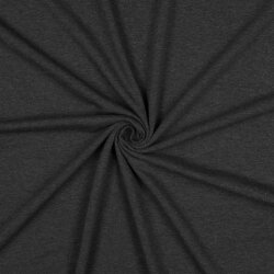 Jersey di cotone *Vera* - antracite screziato