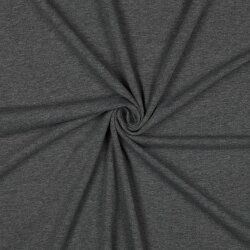 Jersey di cotone *Vera* - grigio screziato