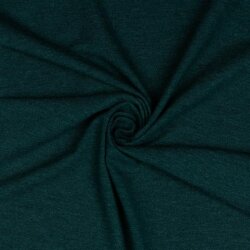 Jersey di cotone *Vera* - verde scuro screziato