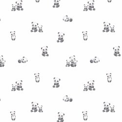 Jersey di cotone Digital Animals - bianco