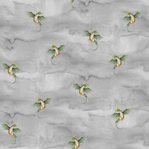 Maillot de coton Cerfs-volants numériques gris clair